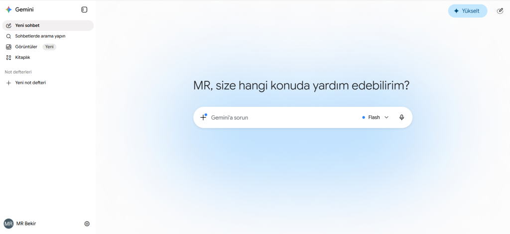 Ücretsiz yapay zeka araçları kullanım ekranı